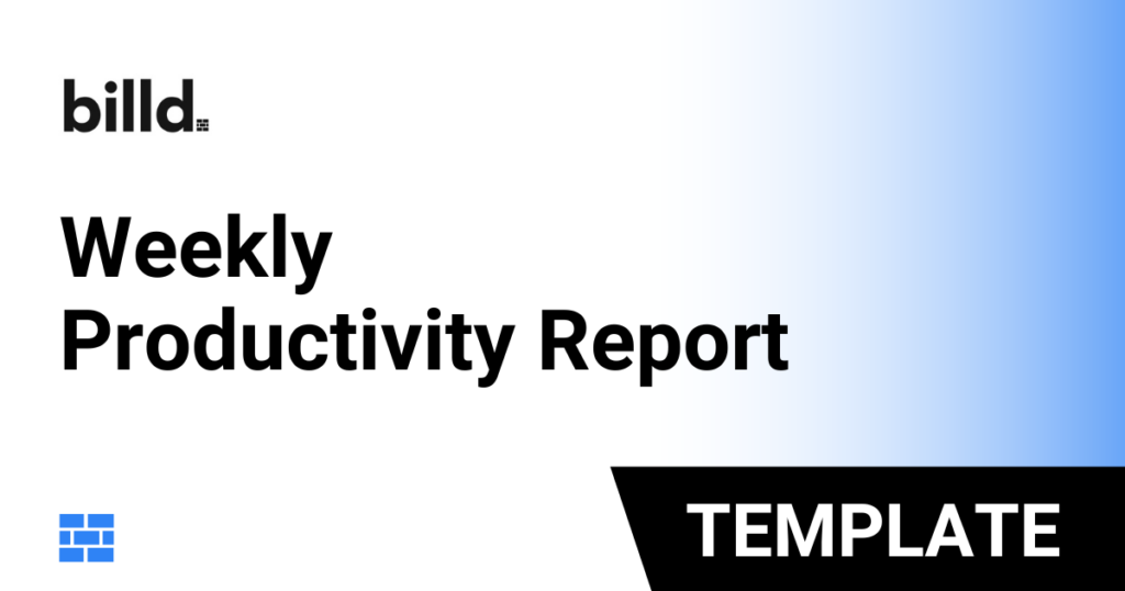 Weekly Productivity Report